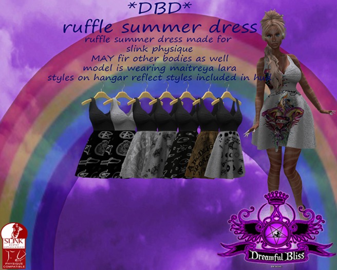 ***DBD*** Ruffle summer dress WITCHRAFT
