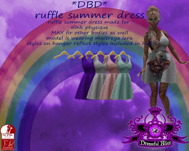 ***DBD*** Ruffle summer dress PLAIN