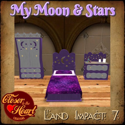 My Moon & Stars Bedroom Set BOXED