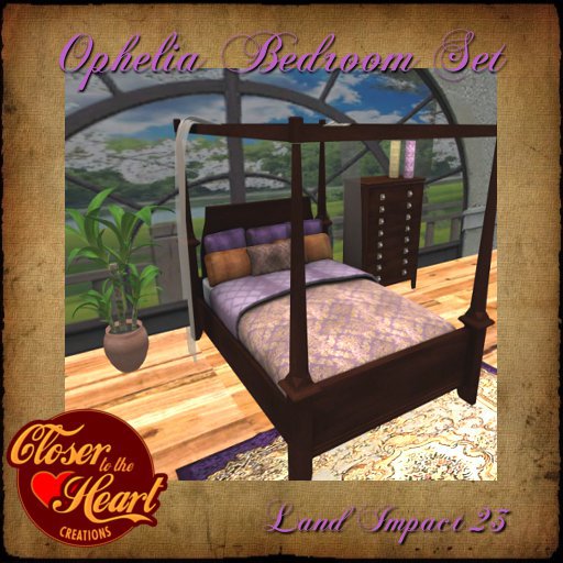 Ophelia Bedroom Set BOXED