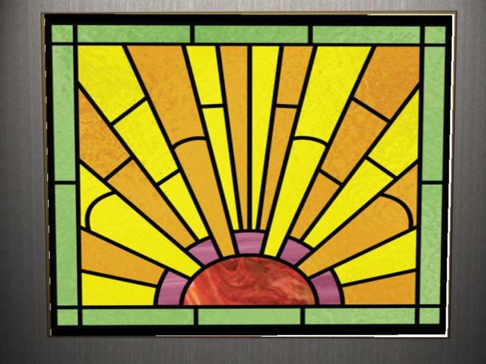 ArtDeco Stained Glass I
