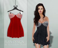 Alena Bow Dress V1 Red