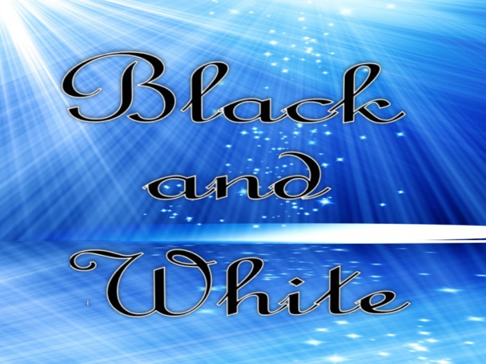 Black and White Sign