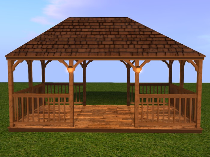S&B Full Perm Builders Gazebo