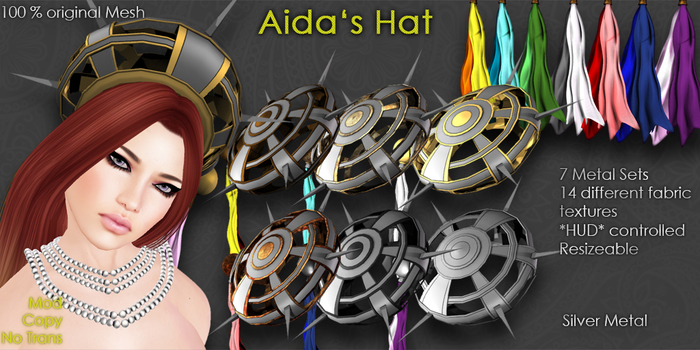 :(SH): Aida's Hat - Brown Rust (wear me)