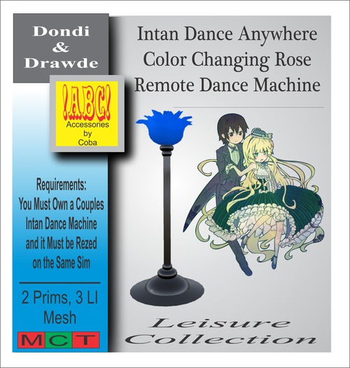 !AbC! Mesh Intan Couples Dance Anywhere Skull (Crate)