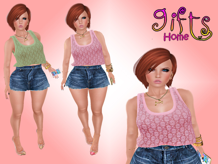 [GIFTS HOME] Crop Tank Top Pink