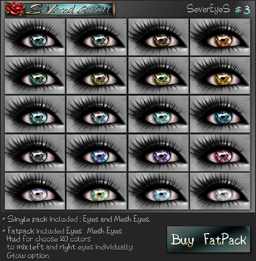 *{ SeVered GarDeN }* SeverEyes #3 - FATPACK