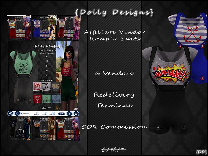 {DD} Caspervend Affiliate Rompers