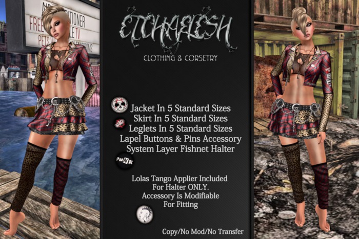 DEMO [Etchaflesh] Sheena Punk Set