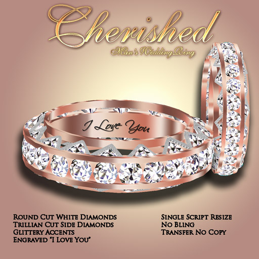 Exquisite Cherished Man's Ring Rose Gold