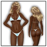 Blue and White Bikini BeachBonanza