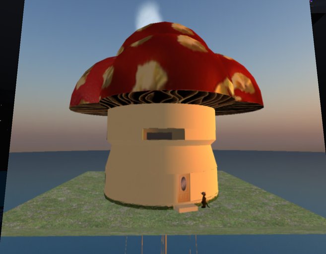 TINY MUSHROOM HOUSE 2 floor building