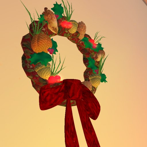 Christmas wreath - Red