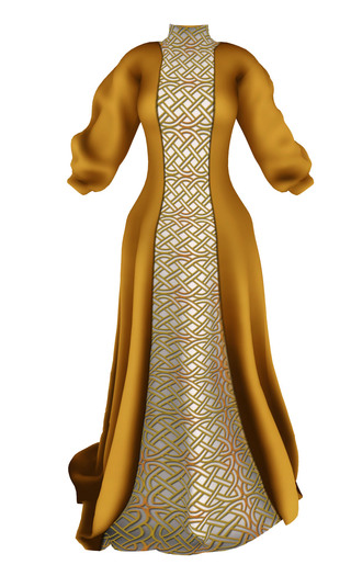 [BLARABY] Abaya Astmnoha [Gold]