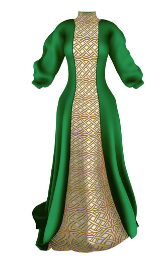 [BLARABY] Abaya Astmnoha [Green]