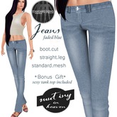!MiH Jeans faded blue + tee(boxed)