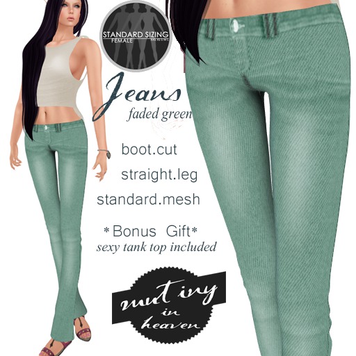 !MiH Jeans green + tee(boxed)