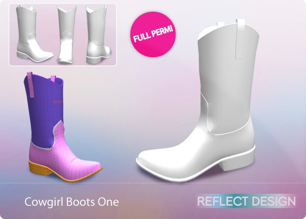 Reflect Design - Full Perm Cowgirl Boot DEMO