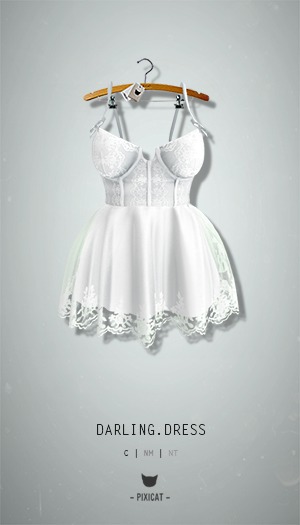 -Pixicat- Gladiator.Dress (Blue)