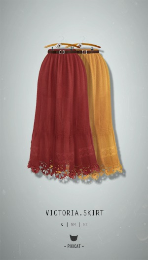 -Pixicat- Victoria Skirt (Warm) 