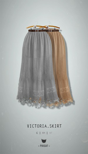 -Pixicat- Victoria Skirt (Shade) 