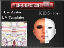 T-3D Creations [ LQ Mesh - HEAD 004 ] LIQUID MESH - Full Perm -