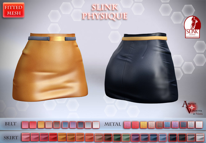 Absolut Vendetta -Leather Skirt*SLINK