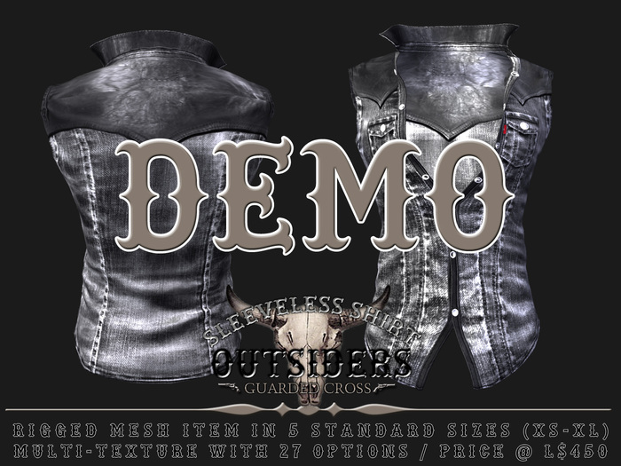 * Guarded Cross * Sleeveless Shirt: OUTSIDERS *DEMO*