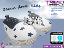 Toddleedoo KID& Baby BOY slippon "Beach Time" - DEMO