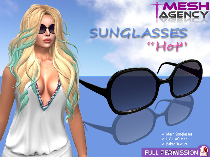 Summer sun glasses "Hot" - FULL PERM