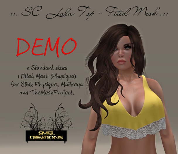 ::. SC  Lala Top - Fited Mesh DEMO