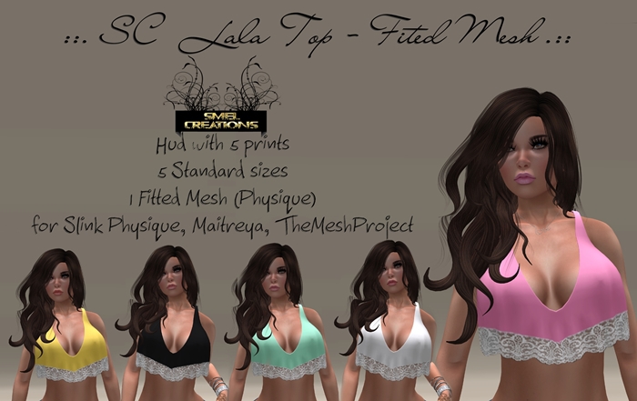 ::. SC  Lala Top - Fited Mesh