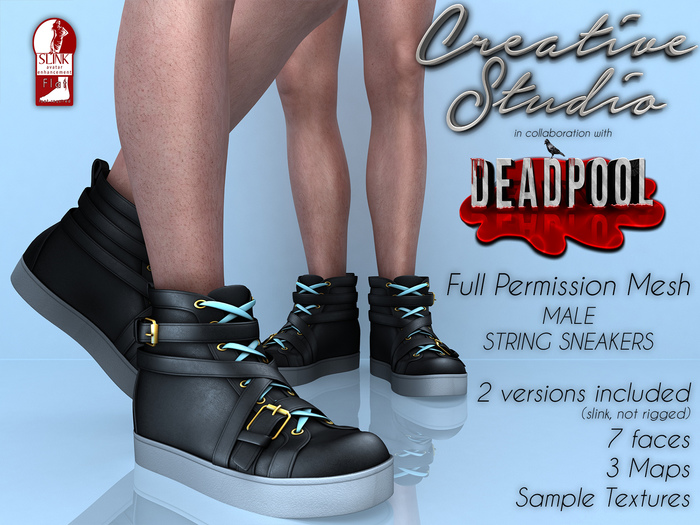 - CREATIVE STUDIO - Male Strap Sneakers 