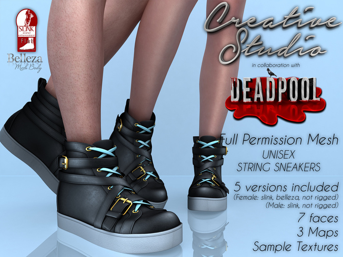 - CREATIVE STUDIO - Unisex Strap Sneakers 