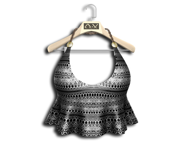 .:Vitrimi:. Braided Top Aztec Black