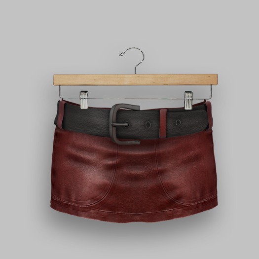 Vinyl - Zeppelin Skirt  Pak =Red=