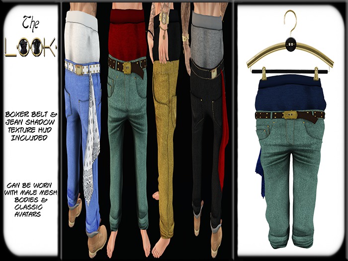 ! [L] ! Cool Acid Jeans & Texture Hud