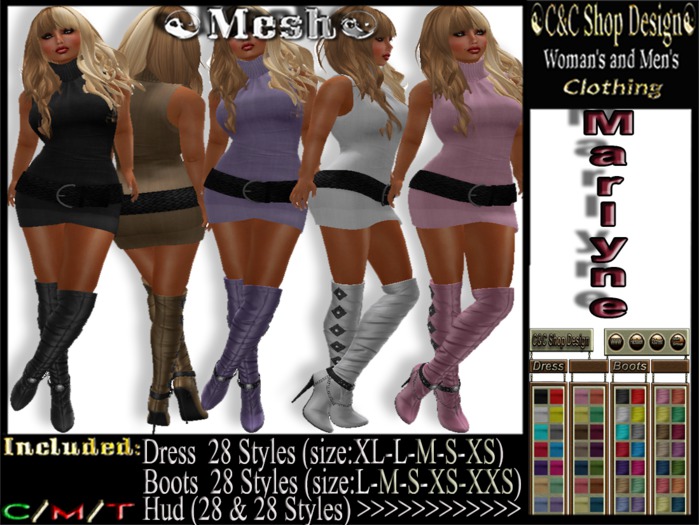 C&C Mesh Marlyne (Hud 28 & 28 Styles)