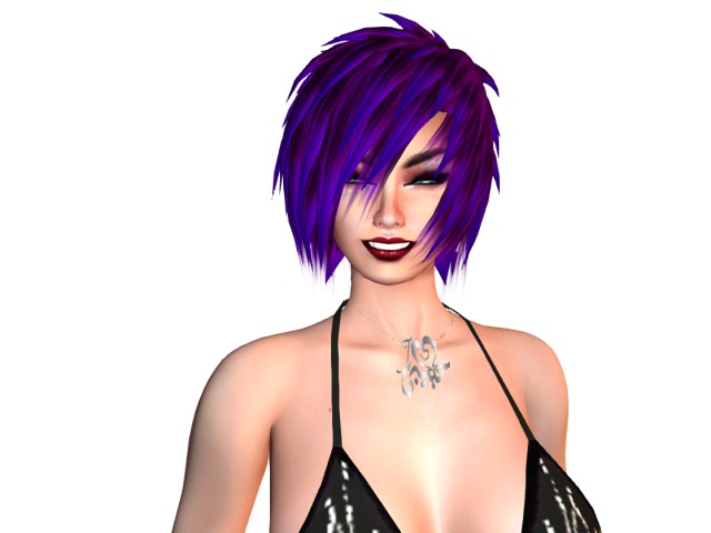 Hair  Linsyn Violet-Blue