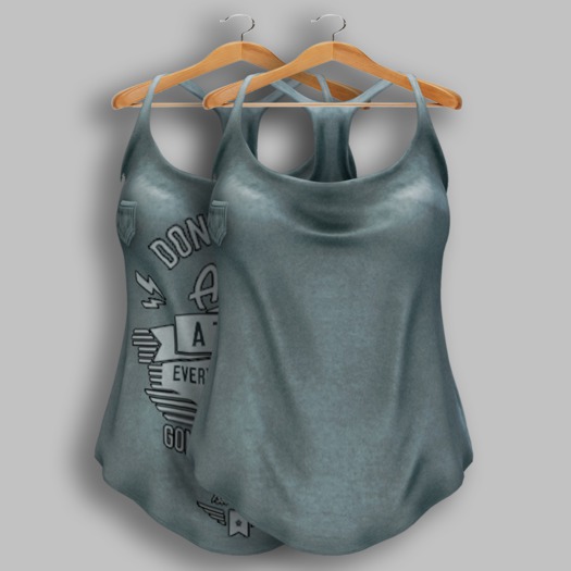 Vinyl - Marley Cami Tee Pak Blue