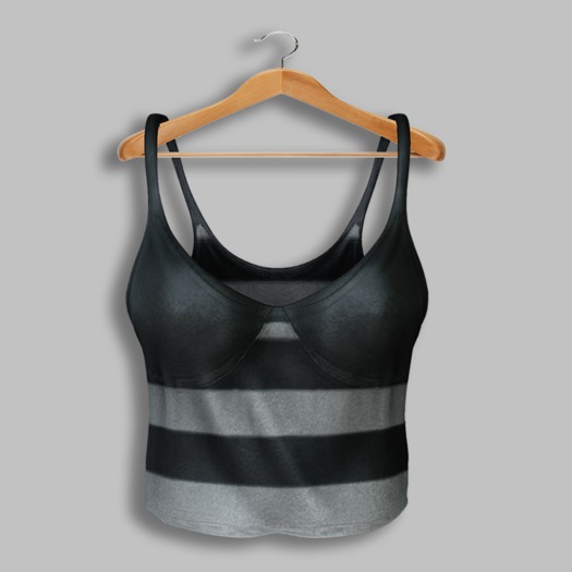Vinyl - Jagger Crop Top Pak Black