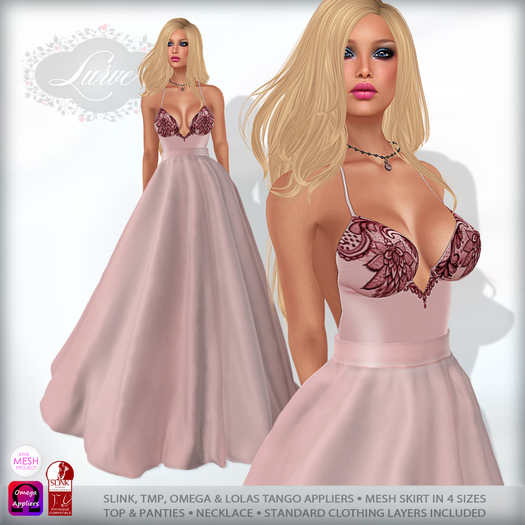 *Lurve Spring Princess Formal - Rose Petal
