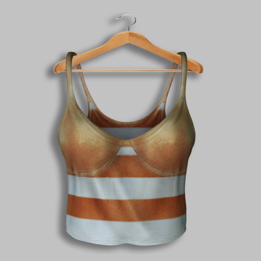 Vinyl - Jagger Crop Top Pak Orange