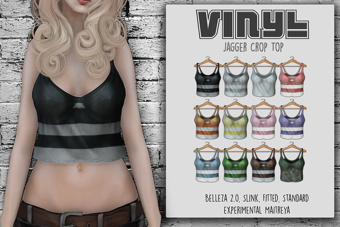 Vinyl - Jagger Crop Top Pak Fatpak