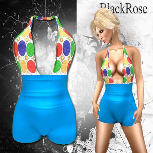 BlackRose Halter Romper Horizon