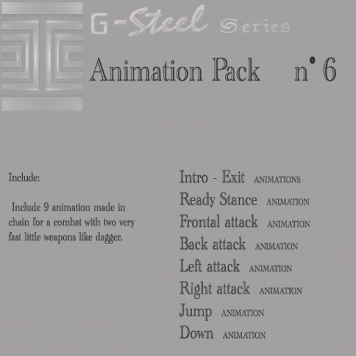 G-Steel combat Animation BOX 6 [ULTIMATE Pack]