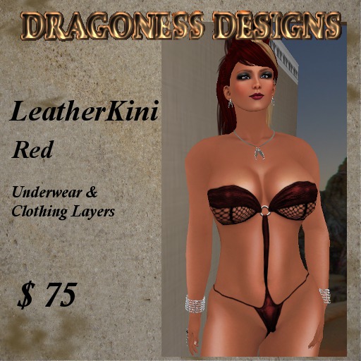 ! DD - Leatherkini - Red