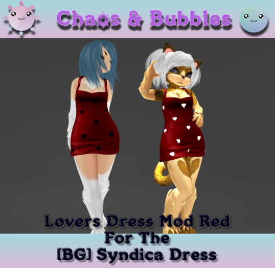BG SD - Lovers Dress Mod Red By Chaos & Bubbles