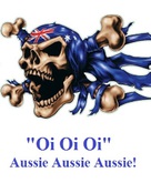Aussie Skull Oi Oi Oi Poster